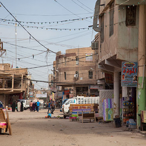Irak, Hillah (Al Hilla). Jedna z ulic w centrum miasta.